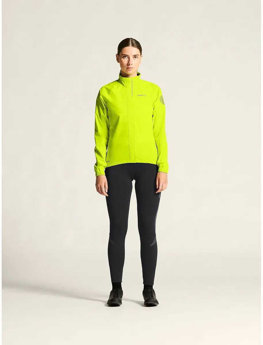 Craft Core Endur Hydro 2 Fietsregenjas Dames - Fluogeel M
