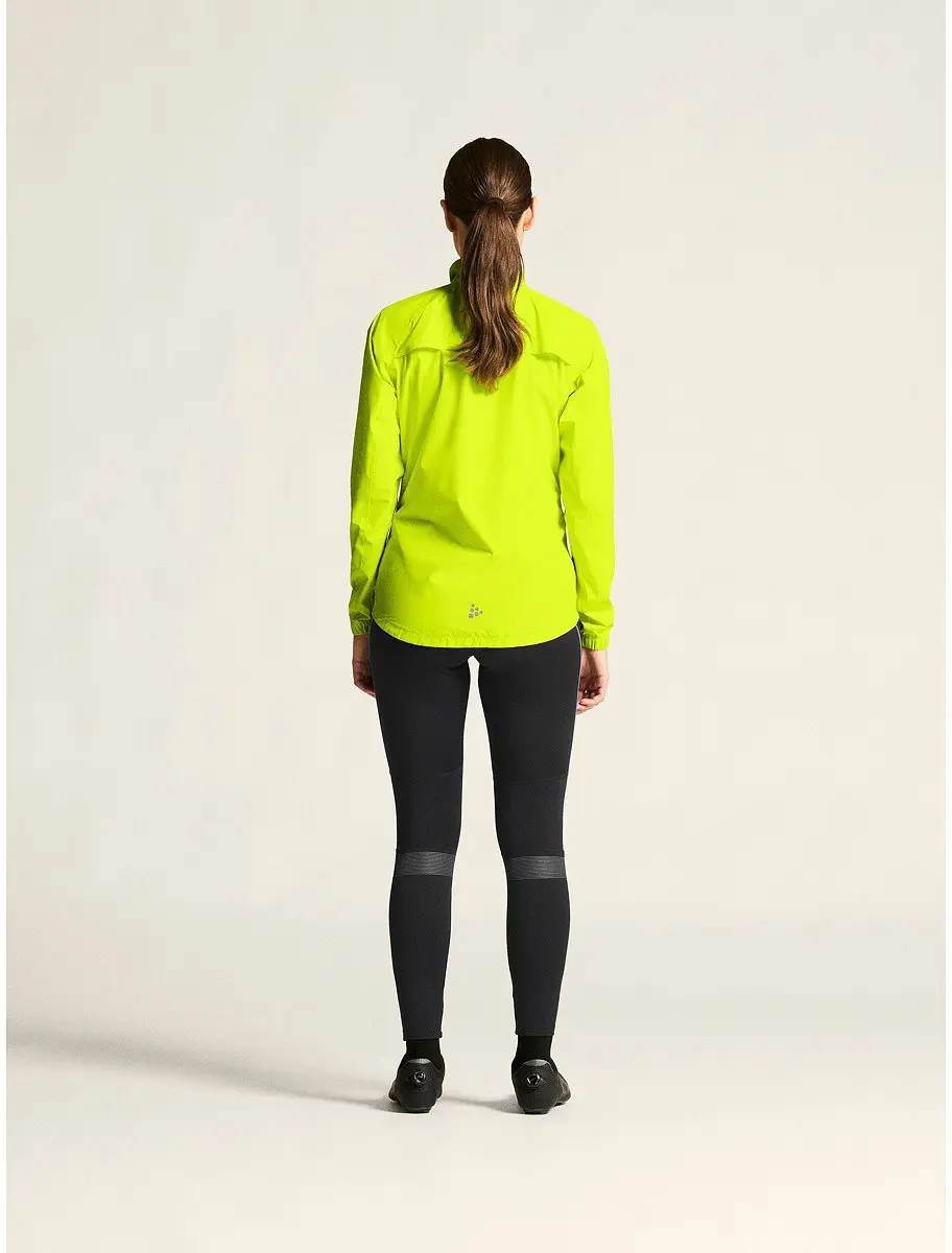 Craft Core Endur Hydro 2 Fietsregenjas Dames - Fluogeel M