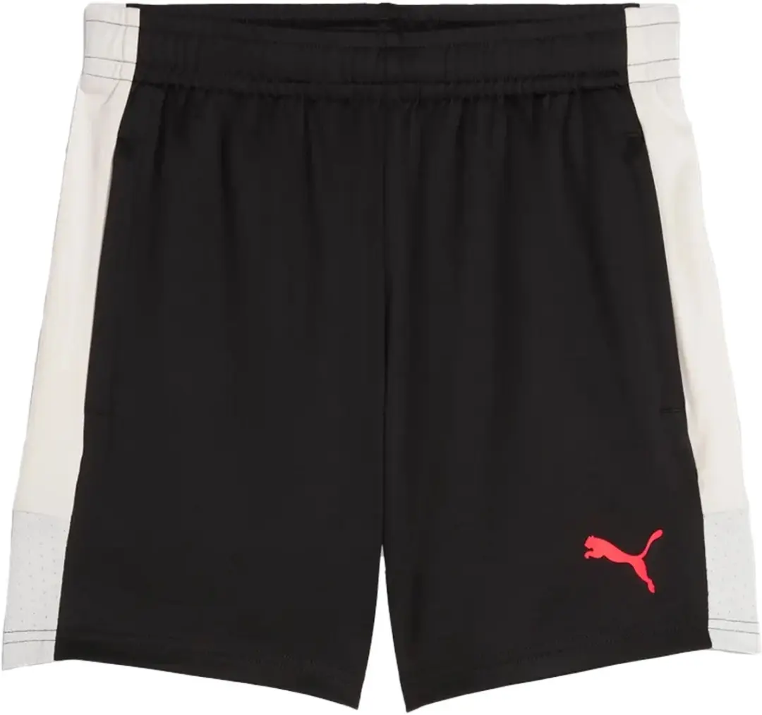 PUMA IndividualLIGA Training Shorts Jr 140 - PUMA Black/Ultra Red/Sugared Almond