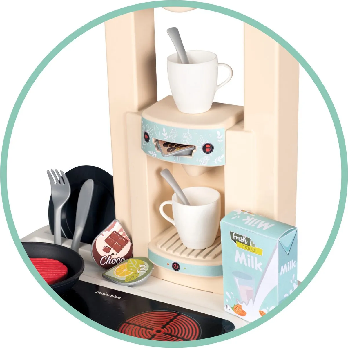 Smoby Cherry Kitchen Speelkeuken - 96cm Groen