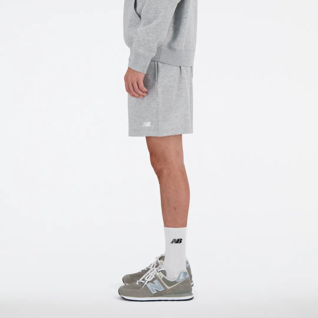 New Balance Heren Sportbroek Short P208582 - Grijs