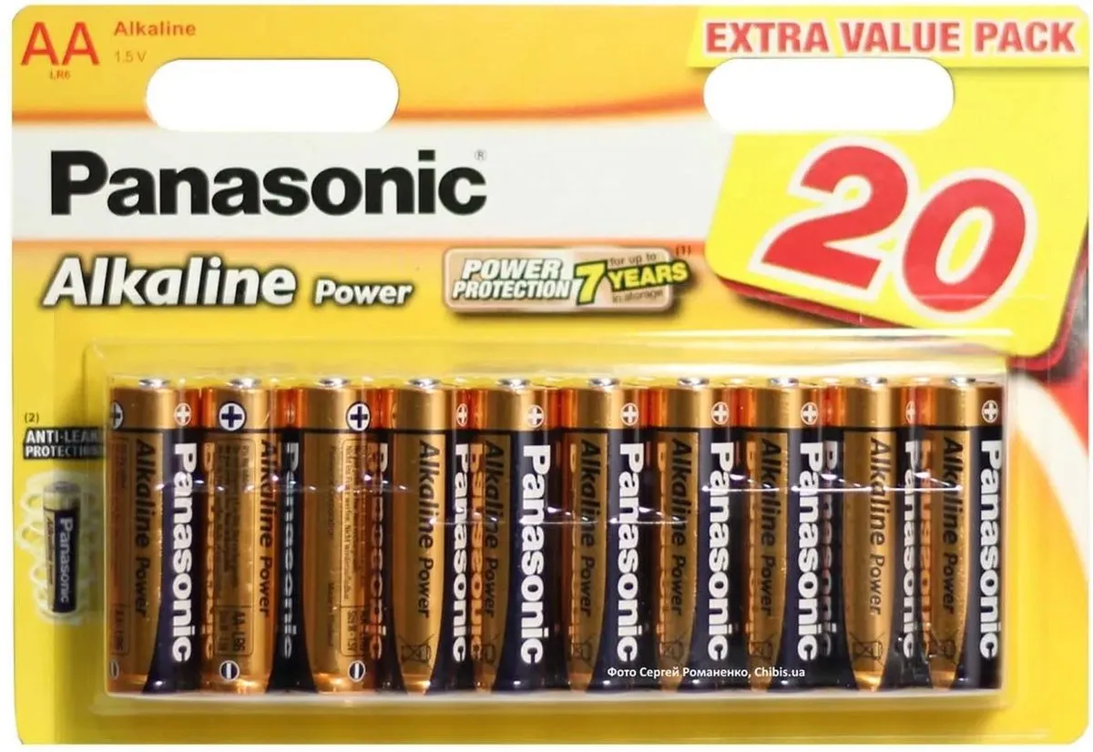 Panasonic Alkaline AA Batterijen