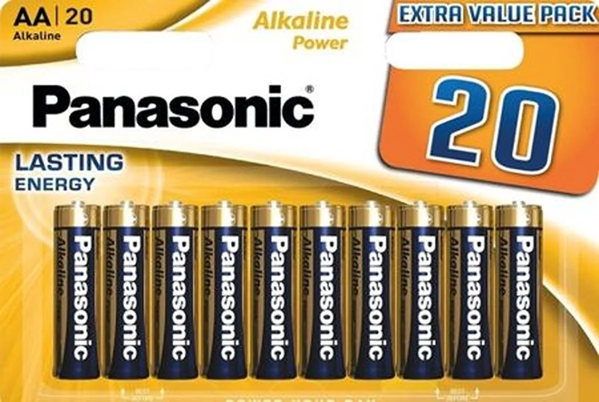 Panasonic Alkaline AA Batterijen - 20 Stuks