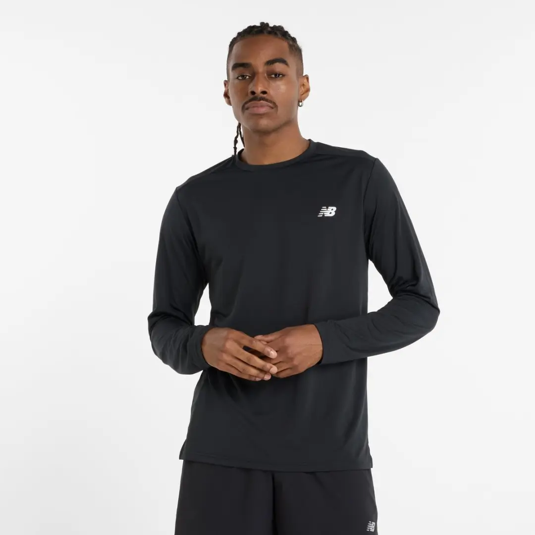 New Balance Sport Heren Longsleeve - Zwart