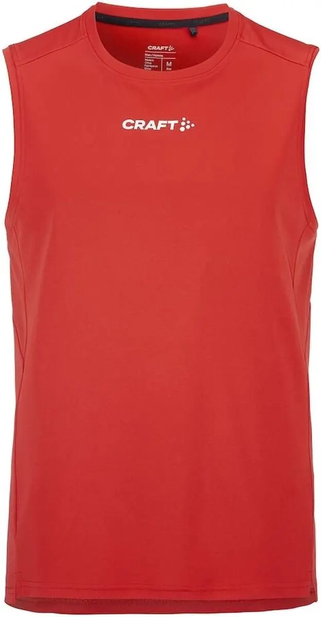 Craft Rush 2.0 Heren Singlet - Rood S