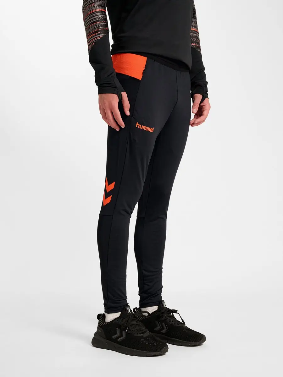 Hummel Hmlblaze Pro Trainingsbroek Black/Orange - afbeelding 6 van 6