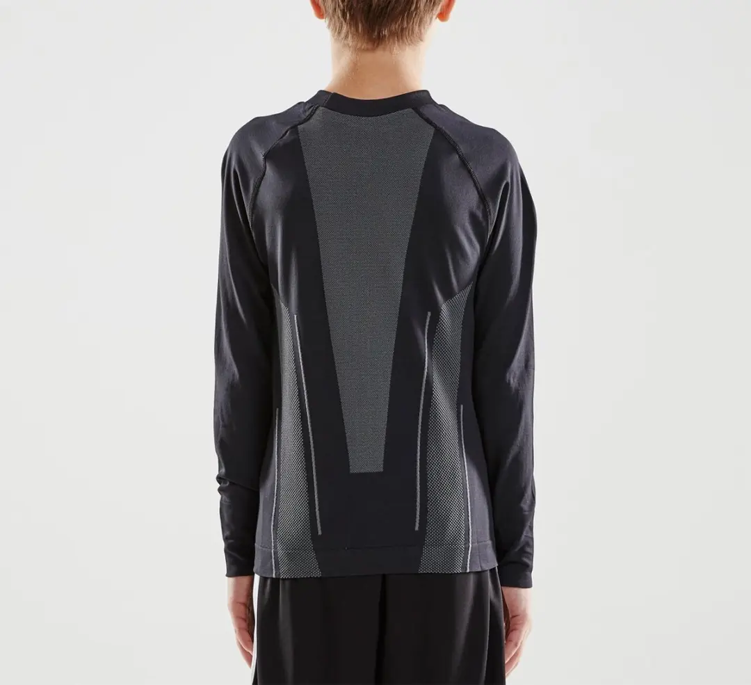 Craft Thermoshirt 134 - Zwart/Wit