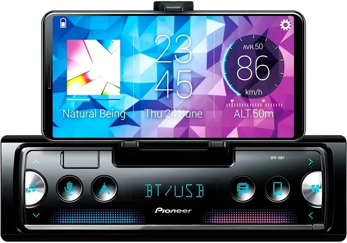 Pioneer SPH-10BT Autoradio - 4x50W - Zwart