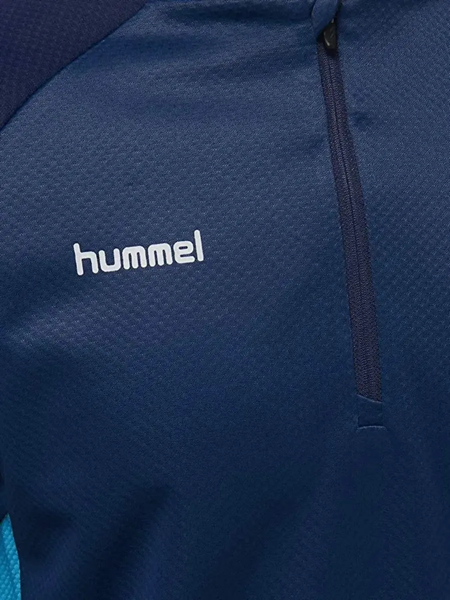 Hummel Tech Move Half Zip Herensweater - S - Blauw - afbeelding 6 van 6