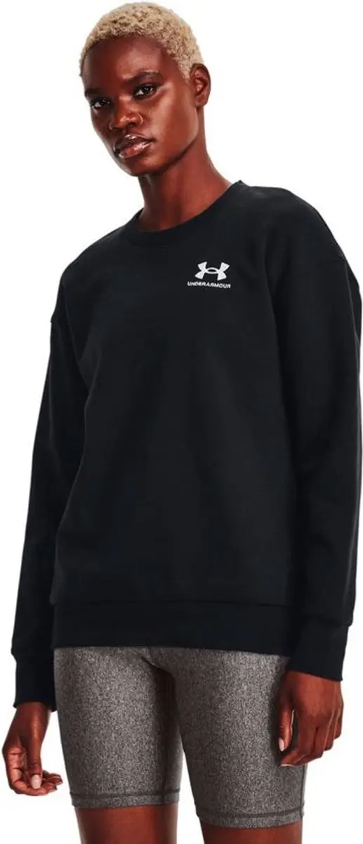 Under Armour Essential Fleece Crew Sweatshirt L - Zwart