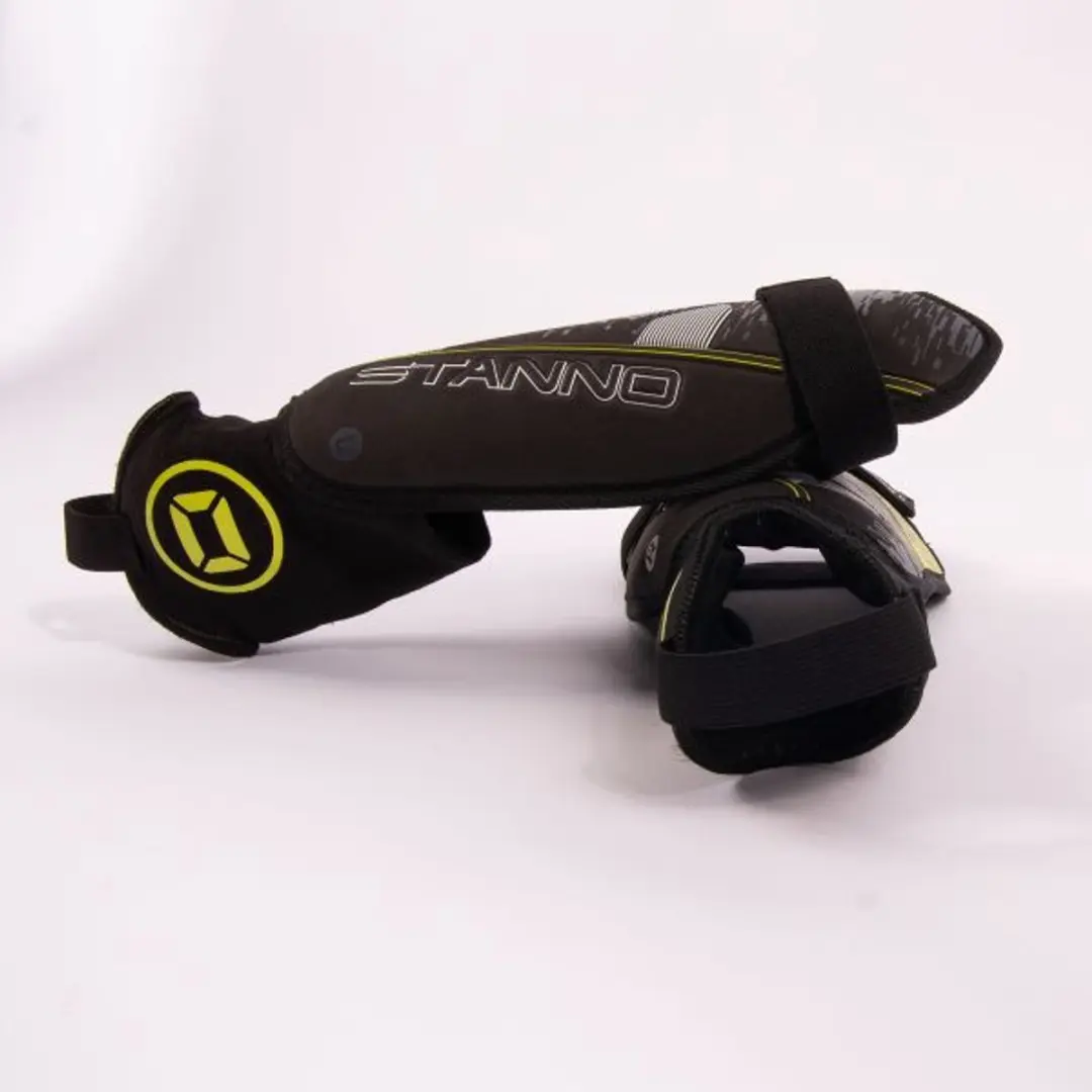 Stanno Pro Guard II Scheenbeschermers XXS - Zwart/Geel