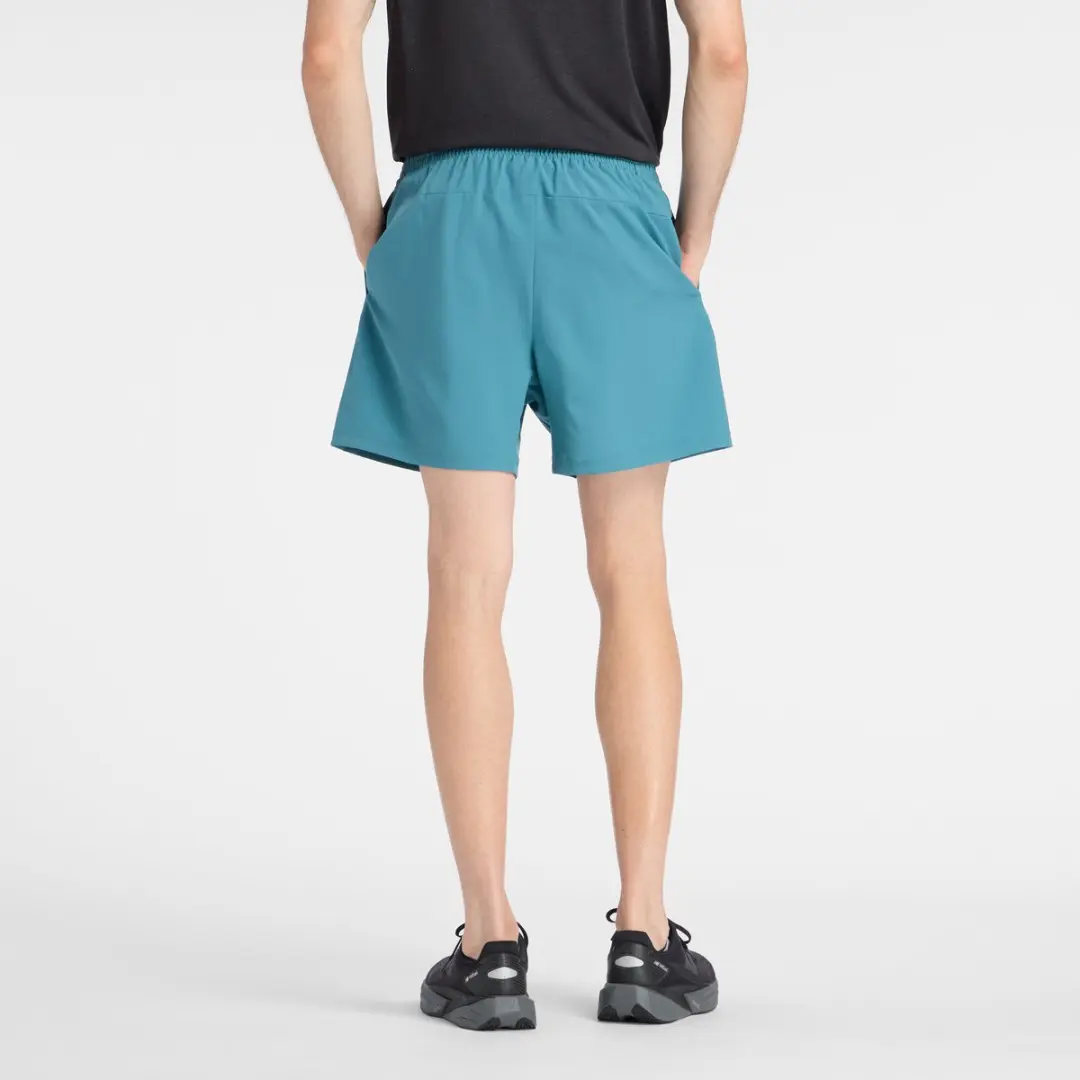 New Balance Sport Essentials Short 5" Heren - S - Big Teal