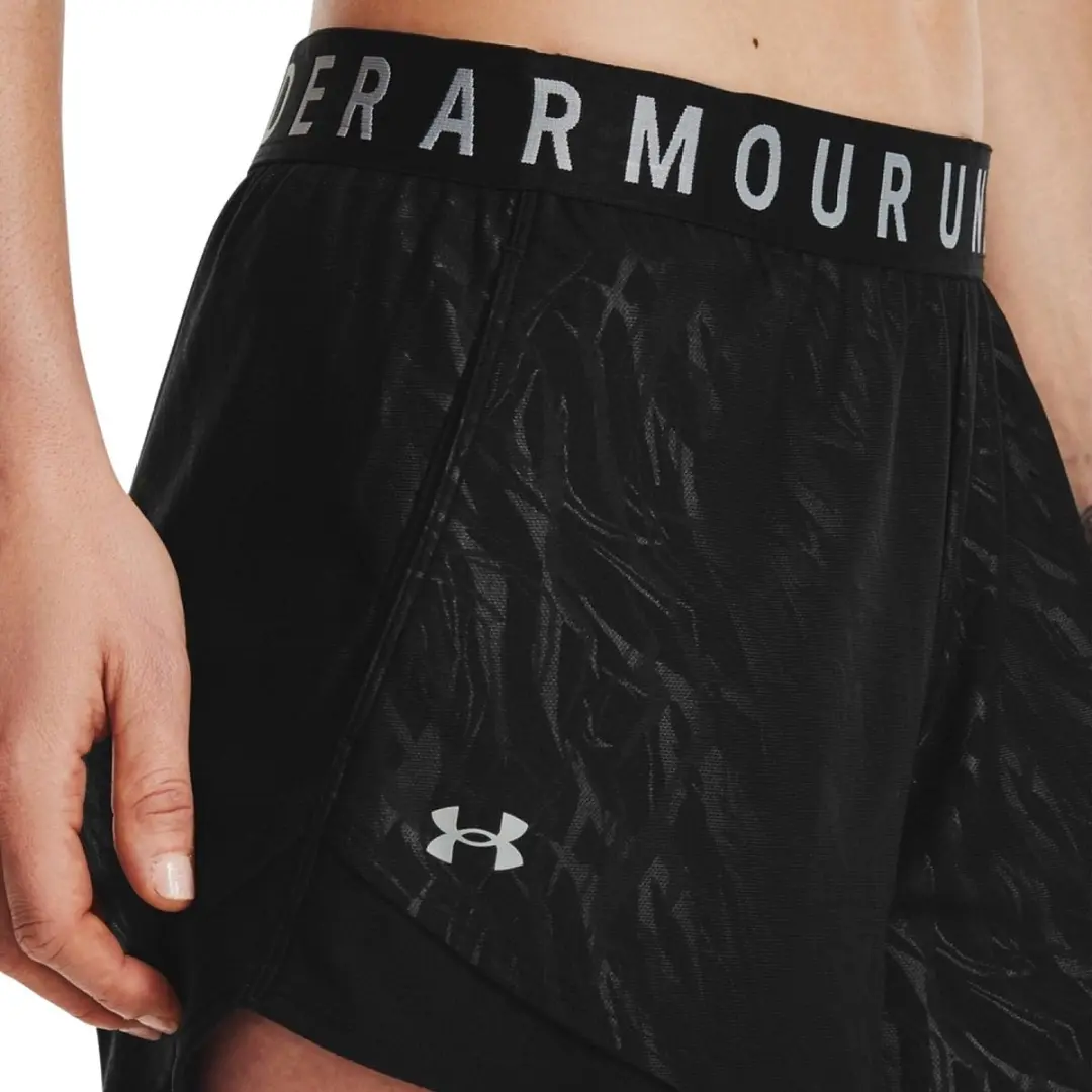 Under Armour Play Up Short Dames M - Zwart