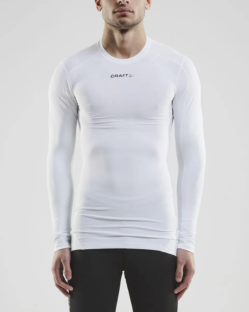 Craft Pro Control Compressie Shirt Lange Mouw M - Wit