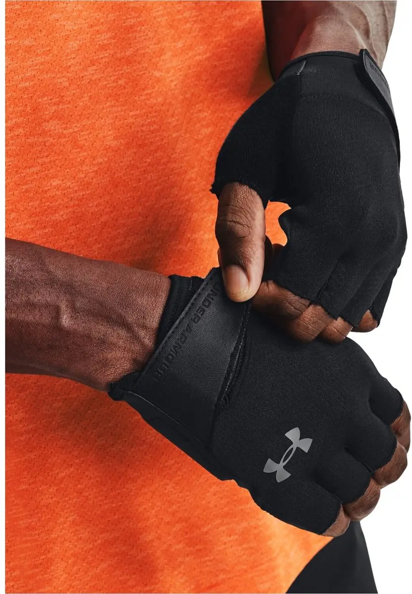 Under Armour M Training Gloves - Pitch Grijs - Heren - Zwart