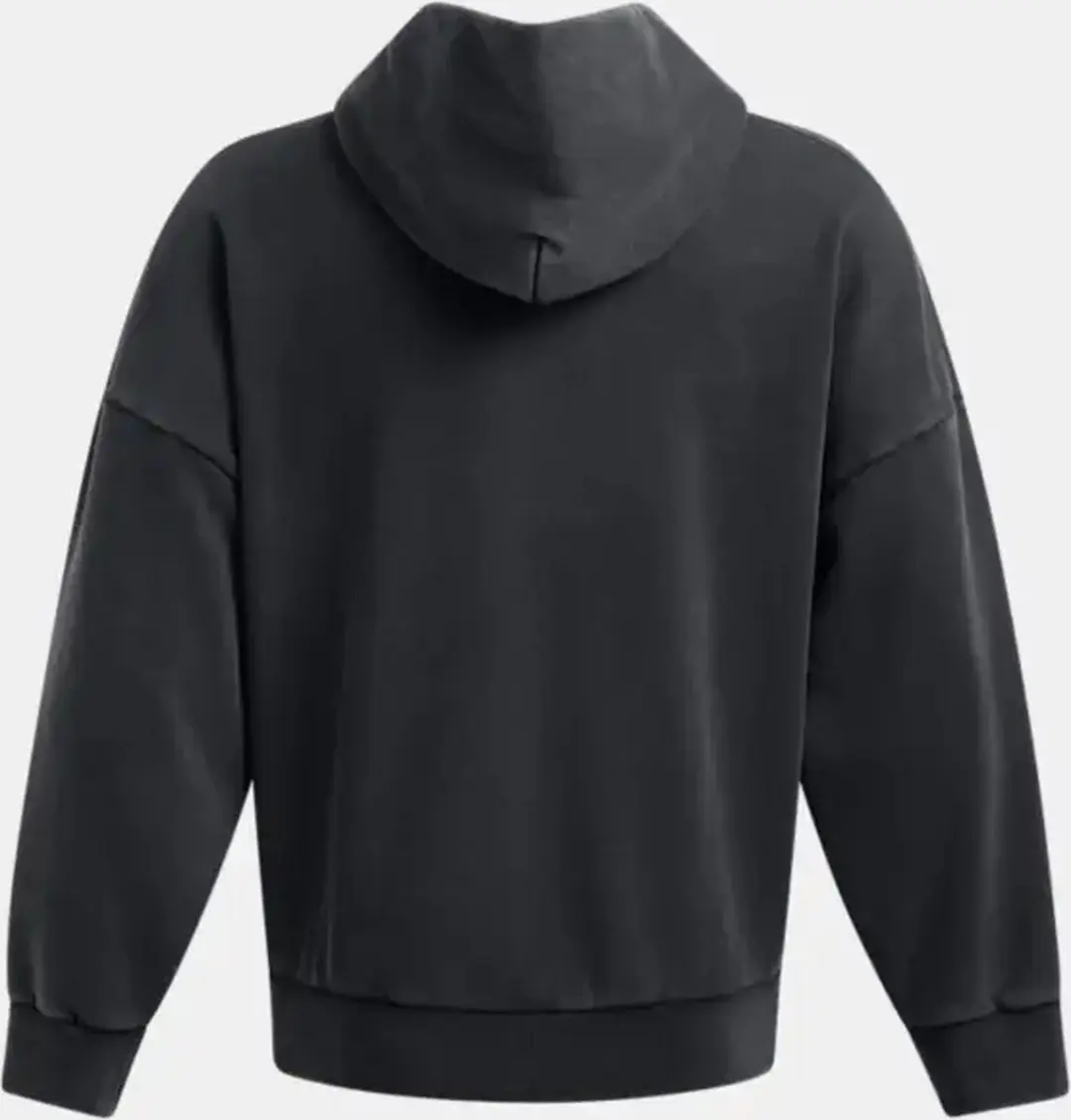 Under Armour Icon Heavyweight Fleece Wash Oversized Hoodie - Zwart SM