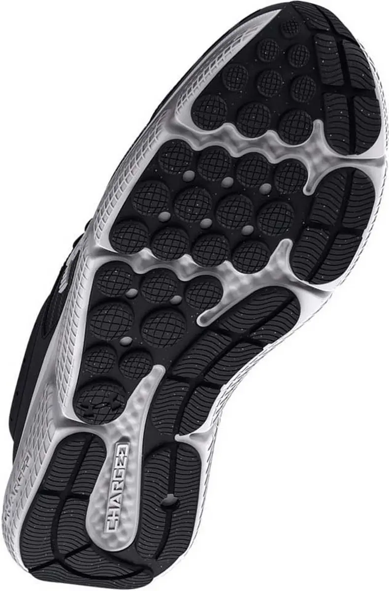 Under Armour UA Charged Assert 10 Heren Sportschoenen 42.5 - Zwart/Wit