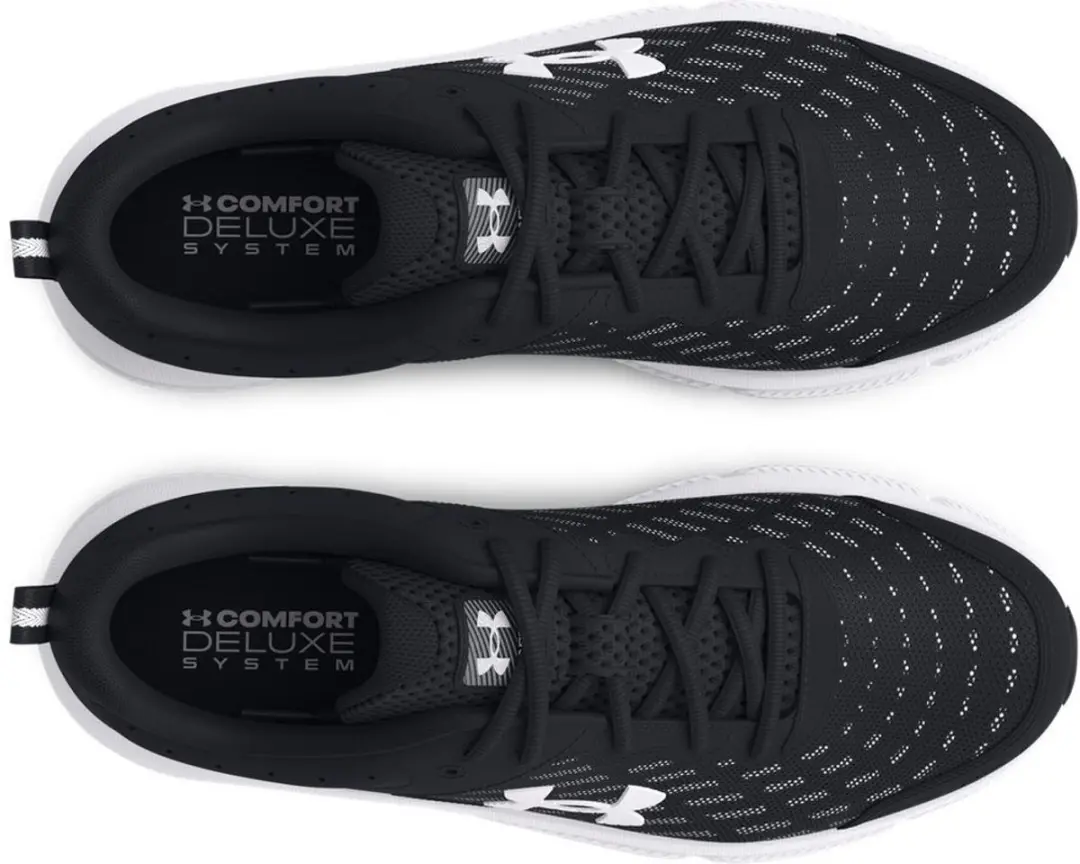 Under Armour UA Charged Assert 10 Heren Sportschoenen 42.5 - Zwart/Wit