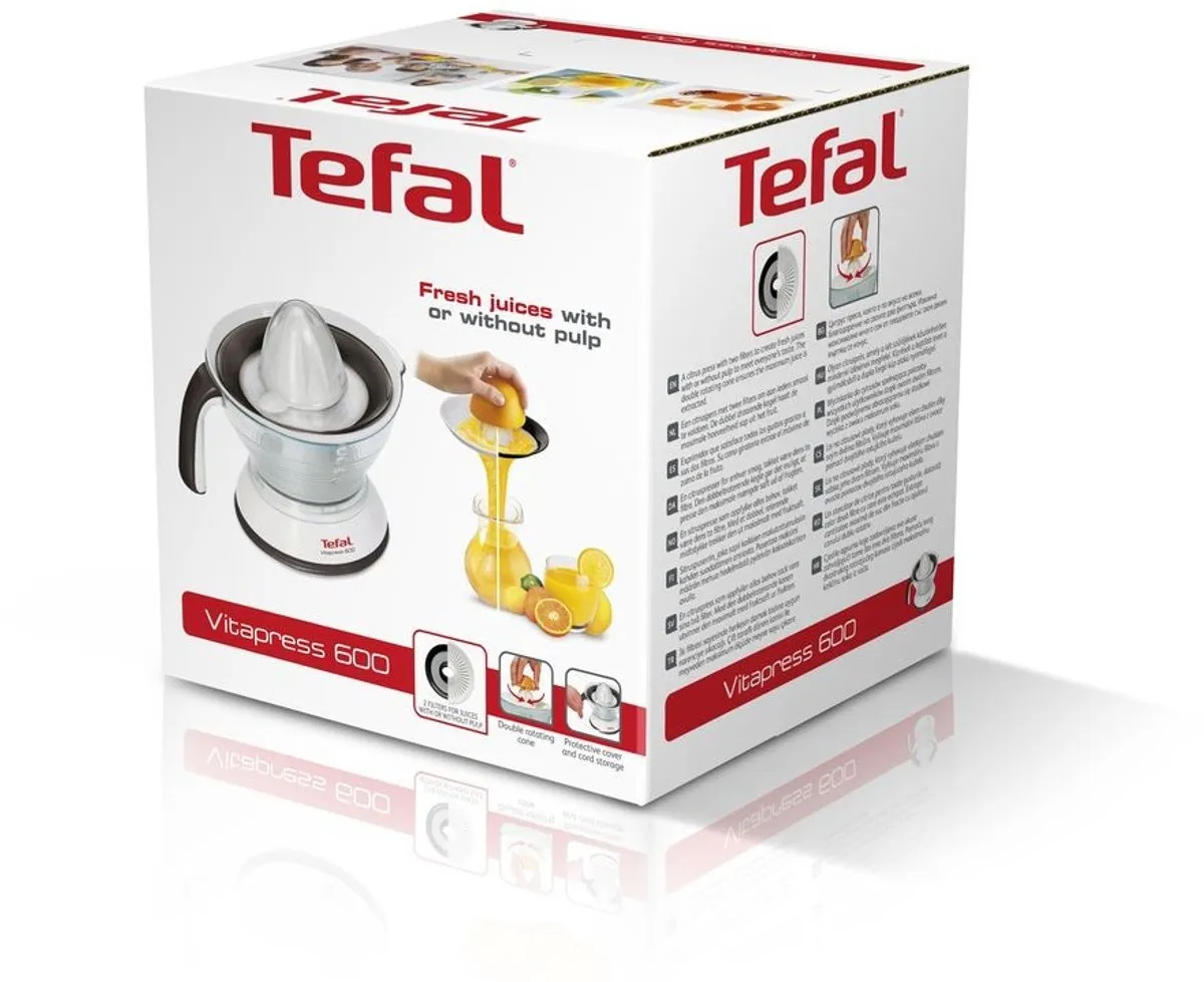 Tefal Vitapress ZP300 Citruspers - Grijs/Wit