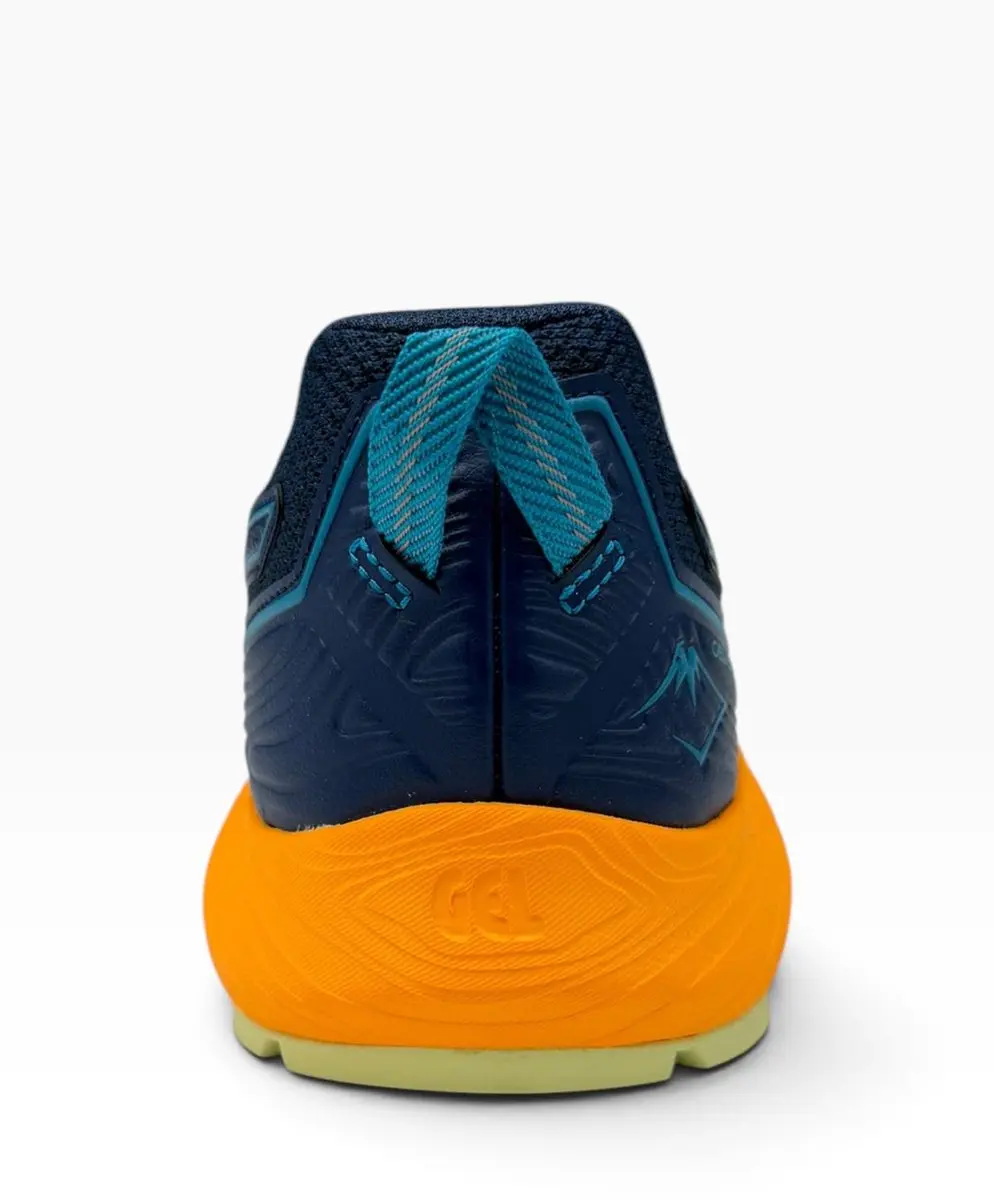 ASICS Night Sky Herenschoenen - 46.5 - Zwart/Blauw/Geel