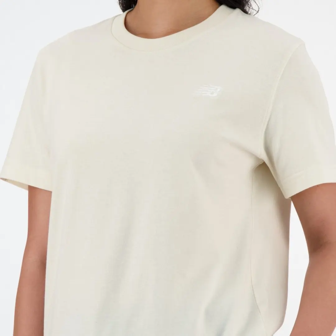 New Balance WT41509-LIN Sport T-shirt Dames - Korte mouw - Off White