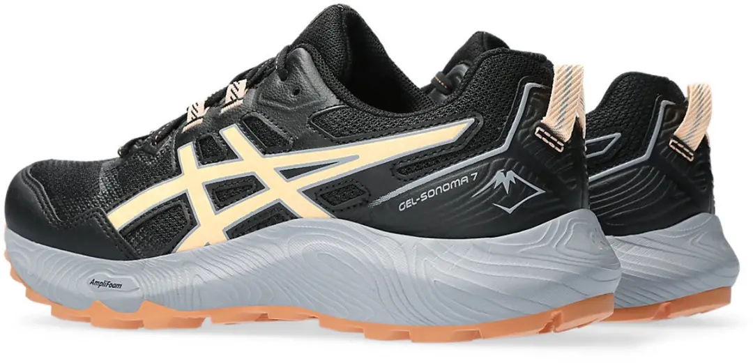 ASICS Gel-Sonoma 7 Hardloopschoen 43.5 - Zwart/Oranje