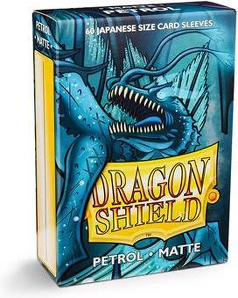 Asmodee Dragon Shield Japanese Matte Petrol Card Sleeves 60 Stuks