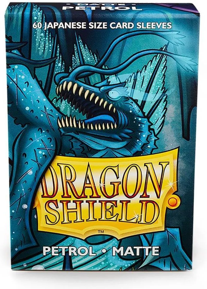 Asmodee Dragon Shield Japanese Matte Petrol Card Sleeves 60 Stuks