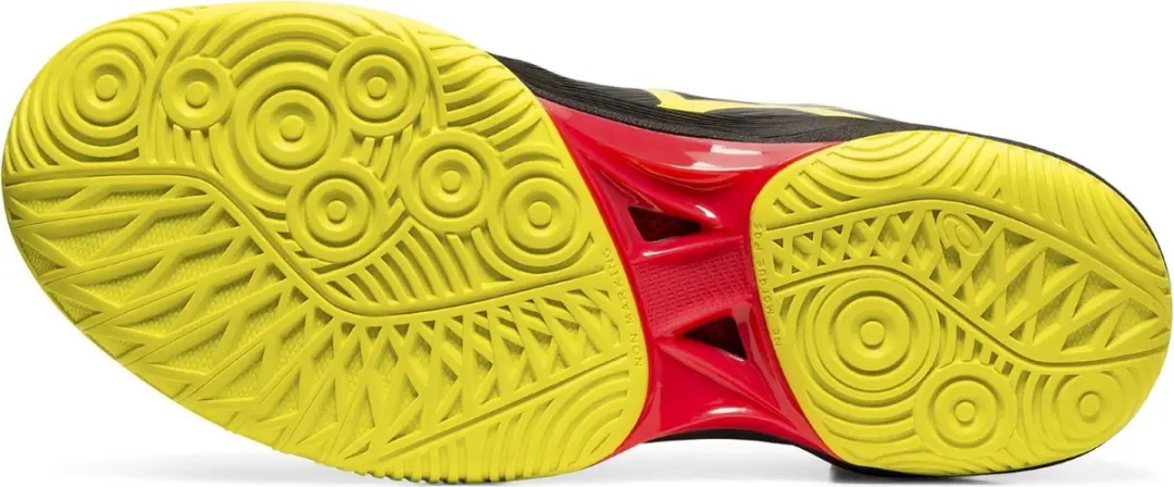 ASICS Gel-Blast FF Sportschoenen 41.5 - Zwart/Geel/Rood