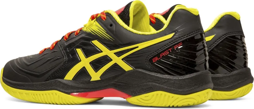 ASICS Gel-Blast FF Sportschoenen 41.5 - Zwart/Geel/Rood