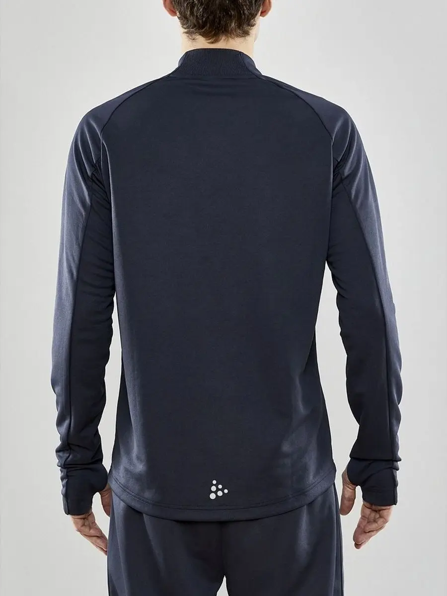 Craft Evolve Ziptop Heren T-shirt - S - Donker grijs