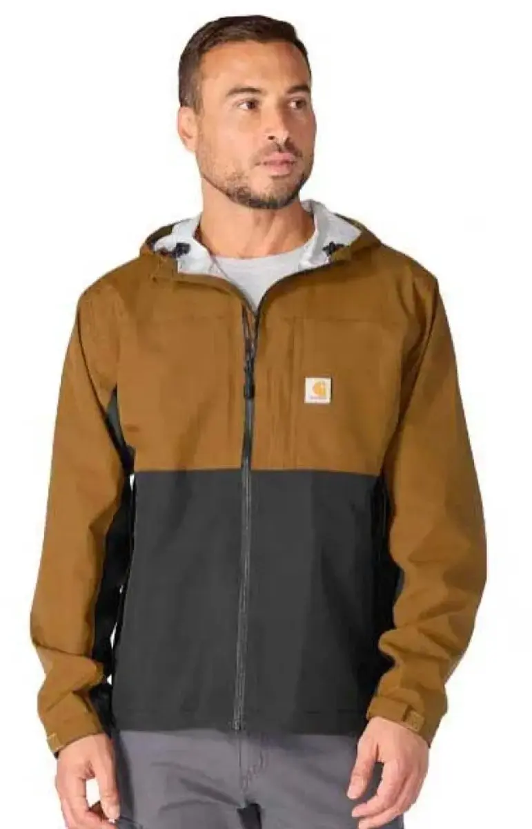 Carhartt Monterey Regenjas - Bruin/Zwart