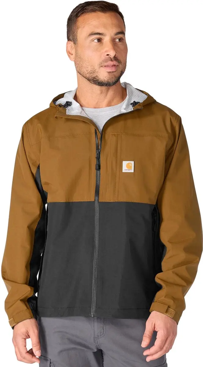 Carhartt Monterey Regenjas - Bruin/Zwart