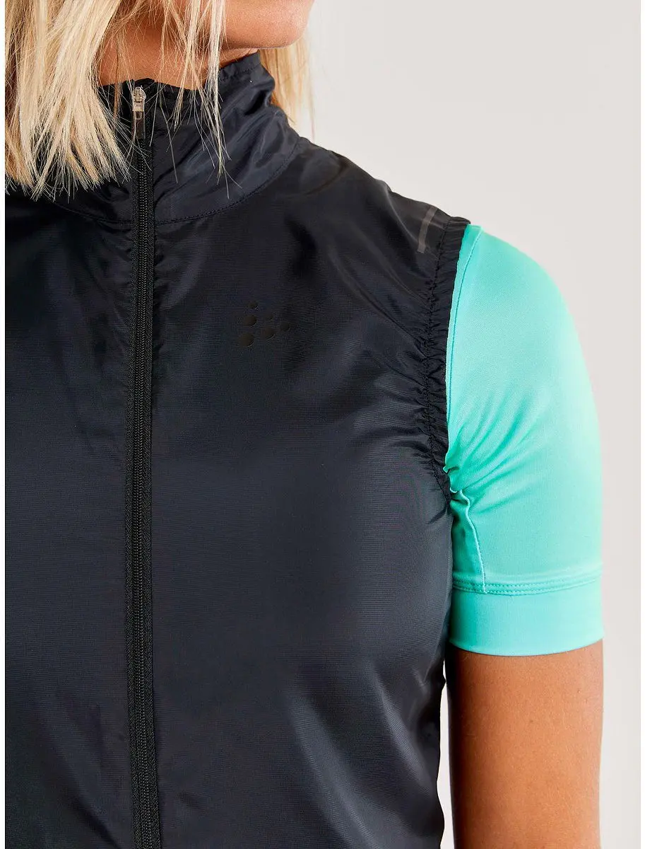 Craft Adv Essence Light Mouwloos Fietswindjack Dames - L