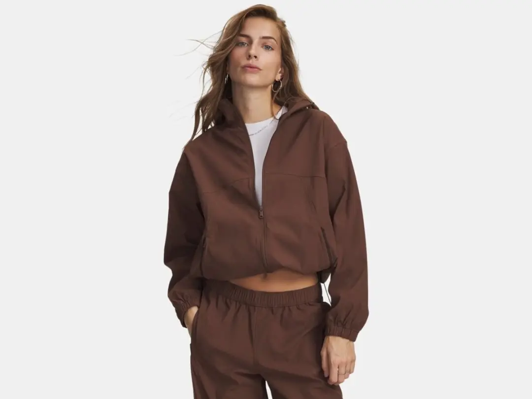 Under Armour Unstoppable Woven FZ Sweatshirt - Bruin S
