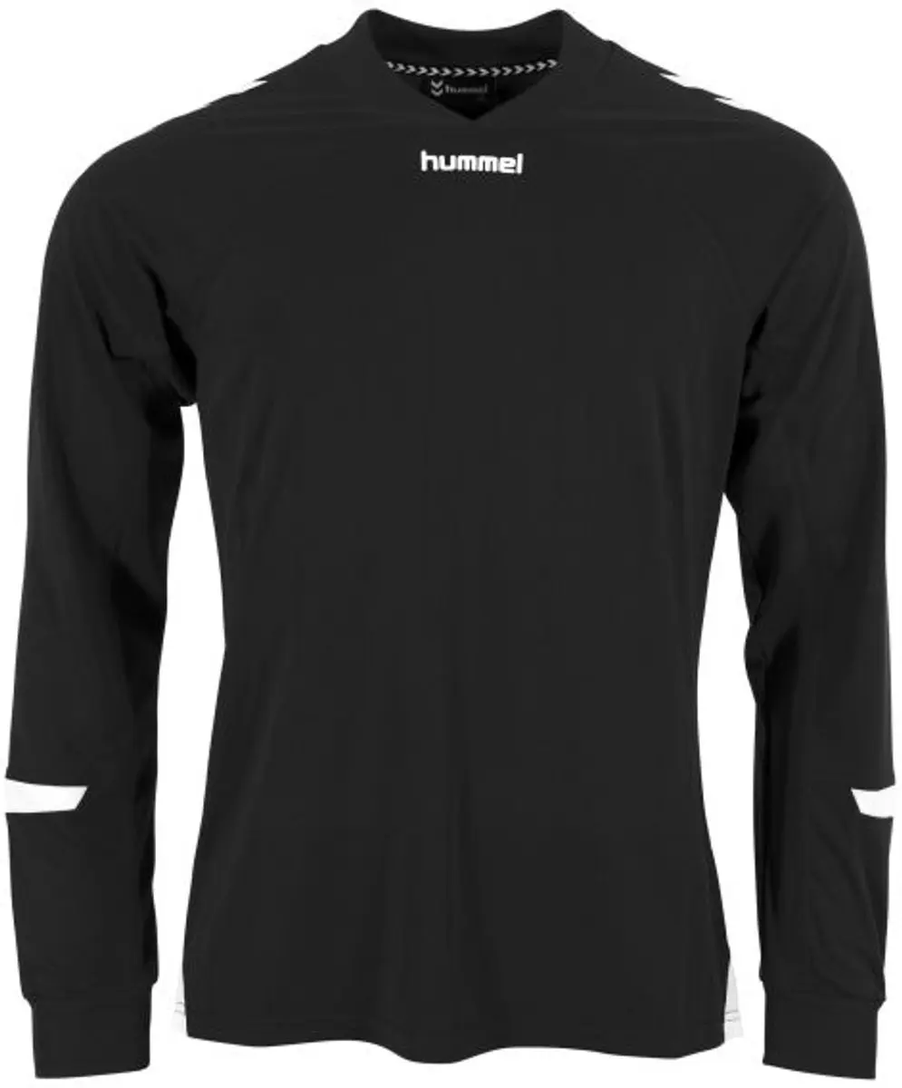Hummel Fyn Voetbalshirt Lange Mouw Kinderen 152 - Zwart/Wit