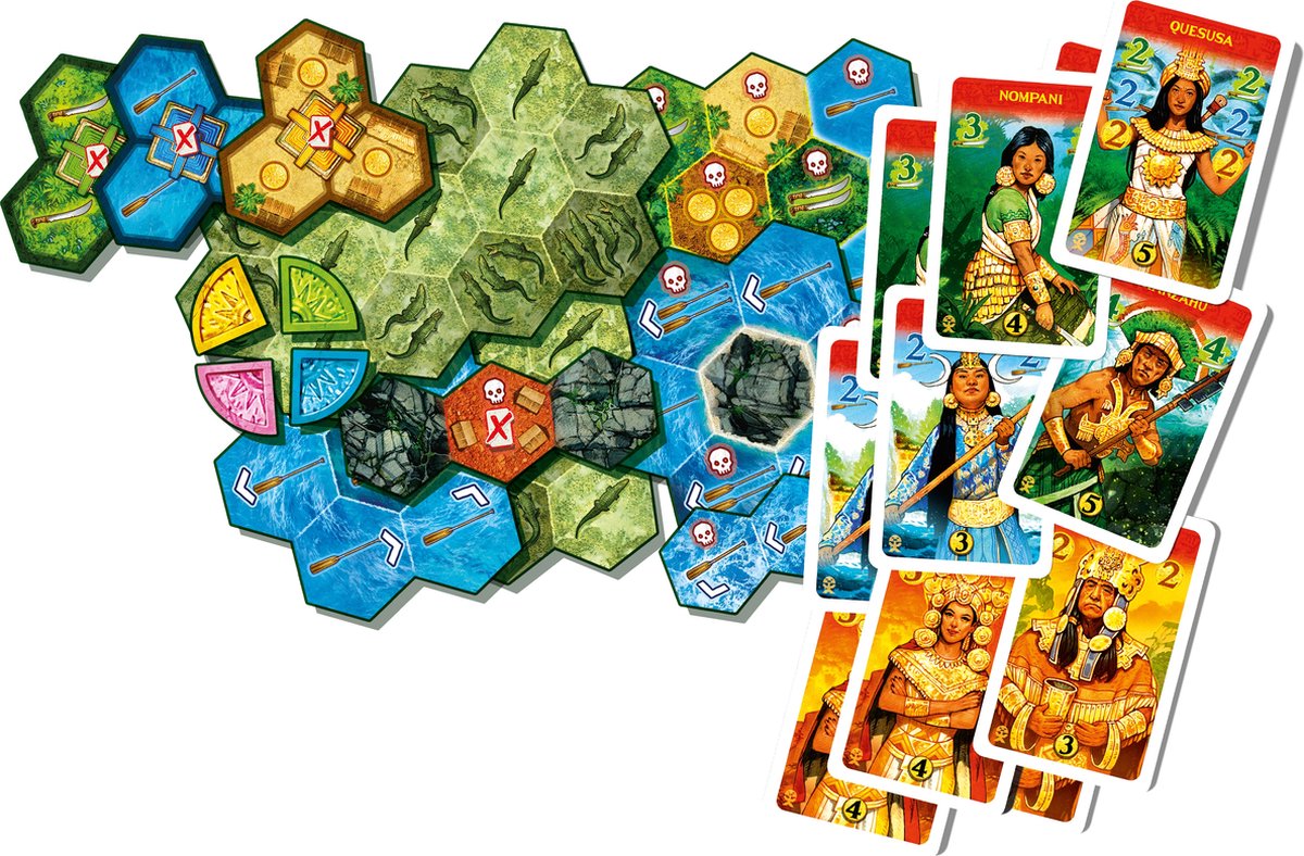 De Zoektocht naar El Dorado: Gevaren & Muisca Uitbreiding 2 Bordspel