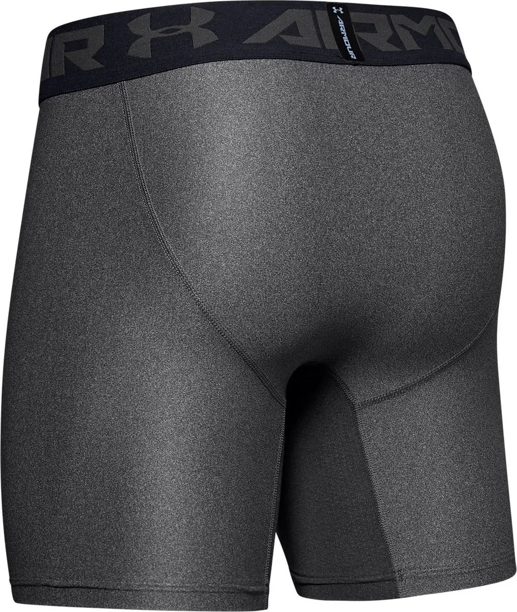 Under Armour HG Armour Shorts 1289566-090 Heren Sportbroek - Carbon Heather/Zwart
