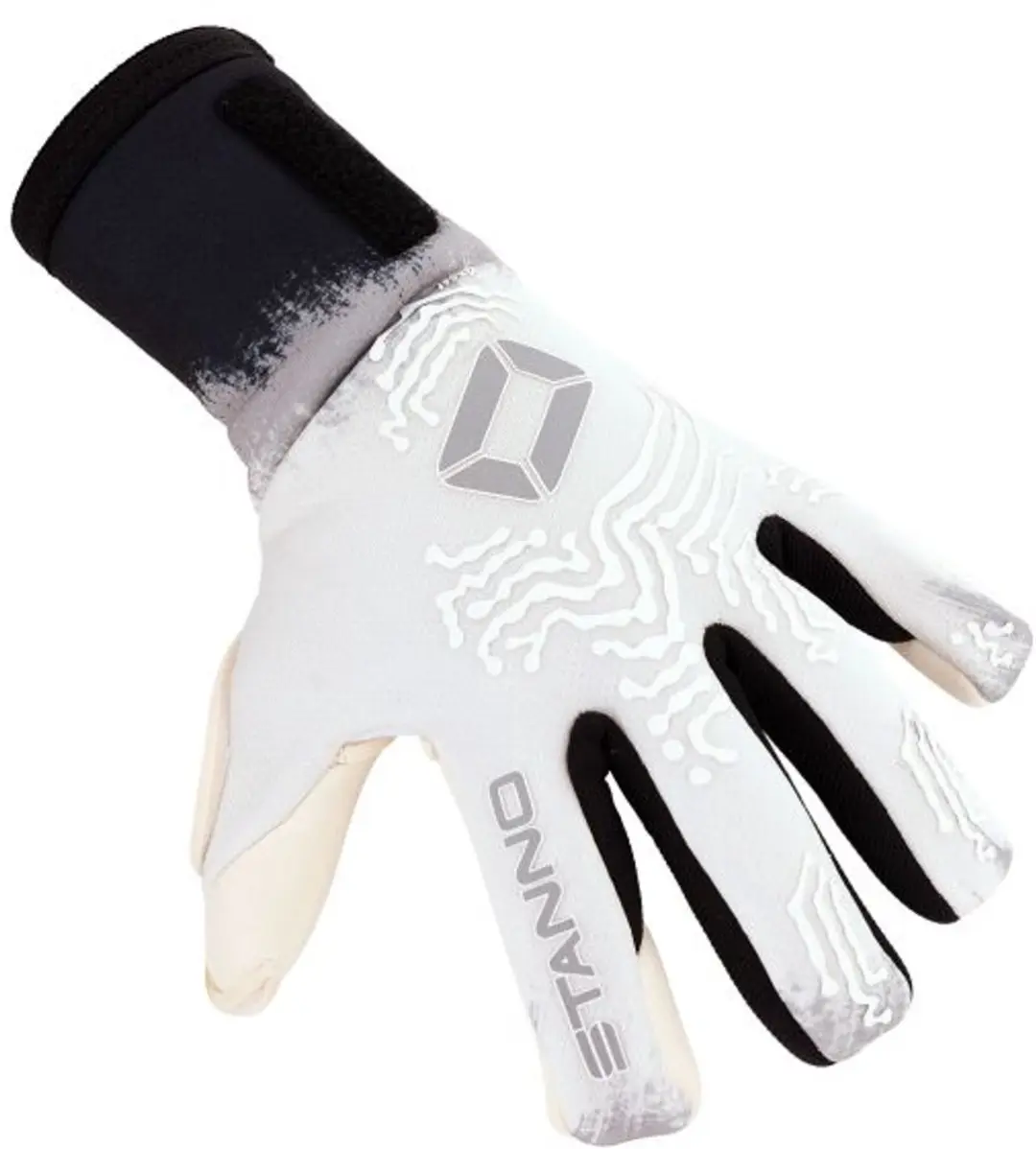 Stanno Ghost JR Keepershandschoenen Maat 5 - Wit/Grijs