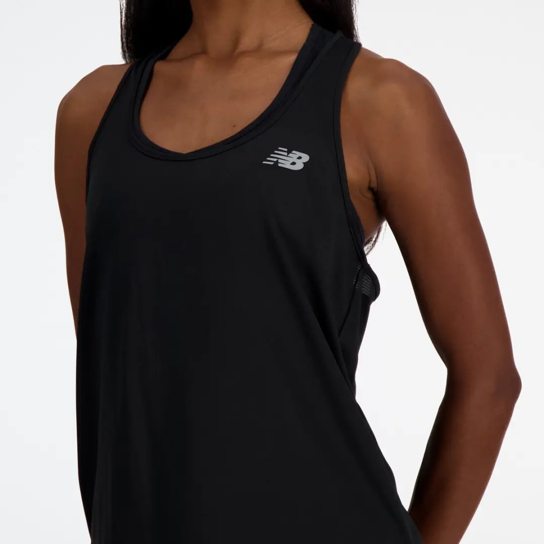 New Balance Sport Essential Tanktop Dames - XL - Zwart
