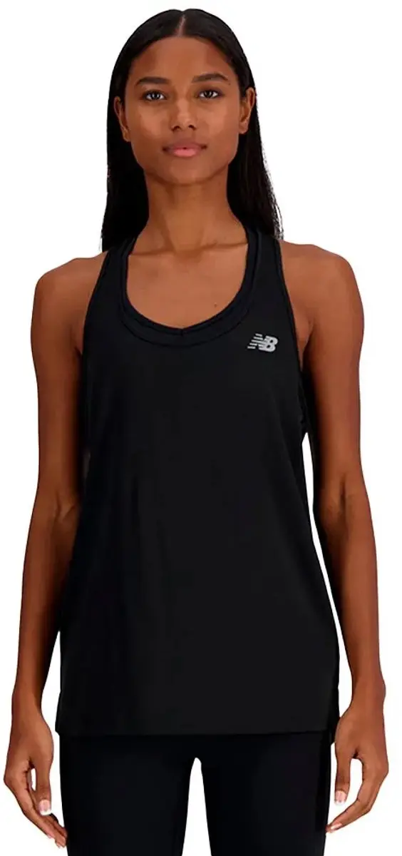 New Balance Sport Essential Tanktop Dames - XL - Zwart