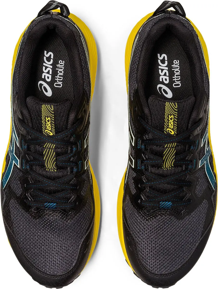 ASICS Gel-Sonoma 7 Sportschoenen - Maat 46 - Trail - Zwart/Geel/Blauw
