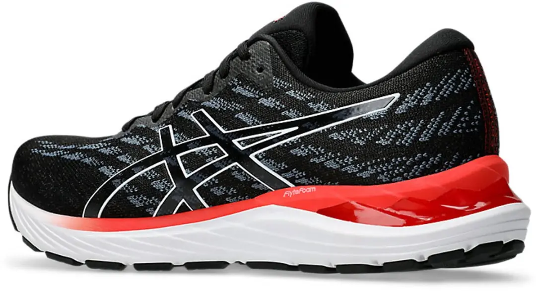 ASICS GEL-STRatus 3 Knit Hardloopschoen 48 - Zwart/Wit