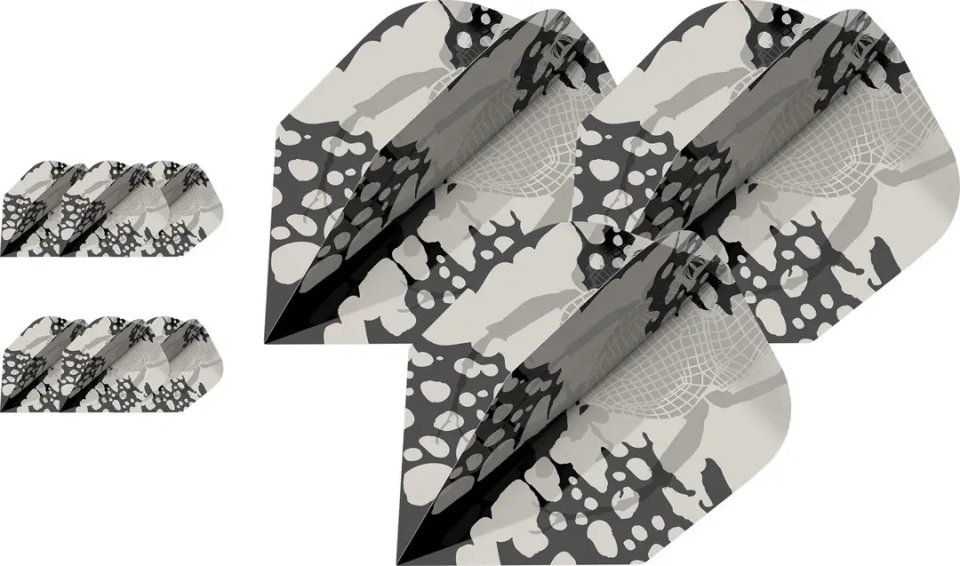 Target Exo Pro Ultra 3 Dart Flights - Grijs/Zwart