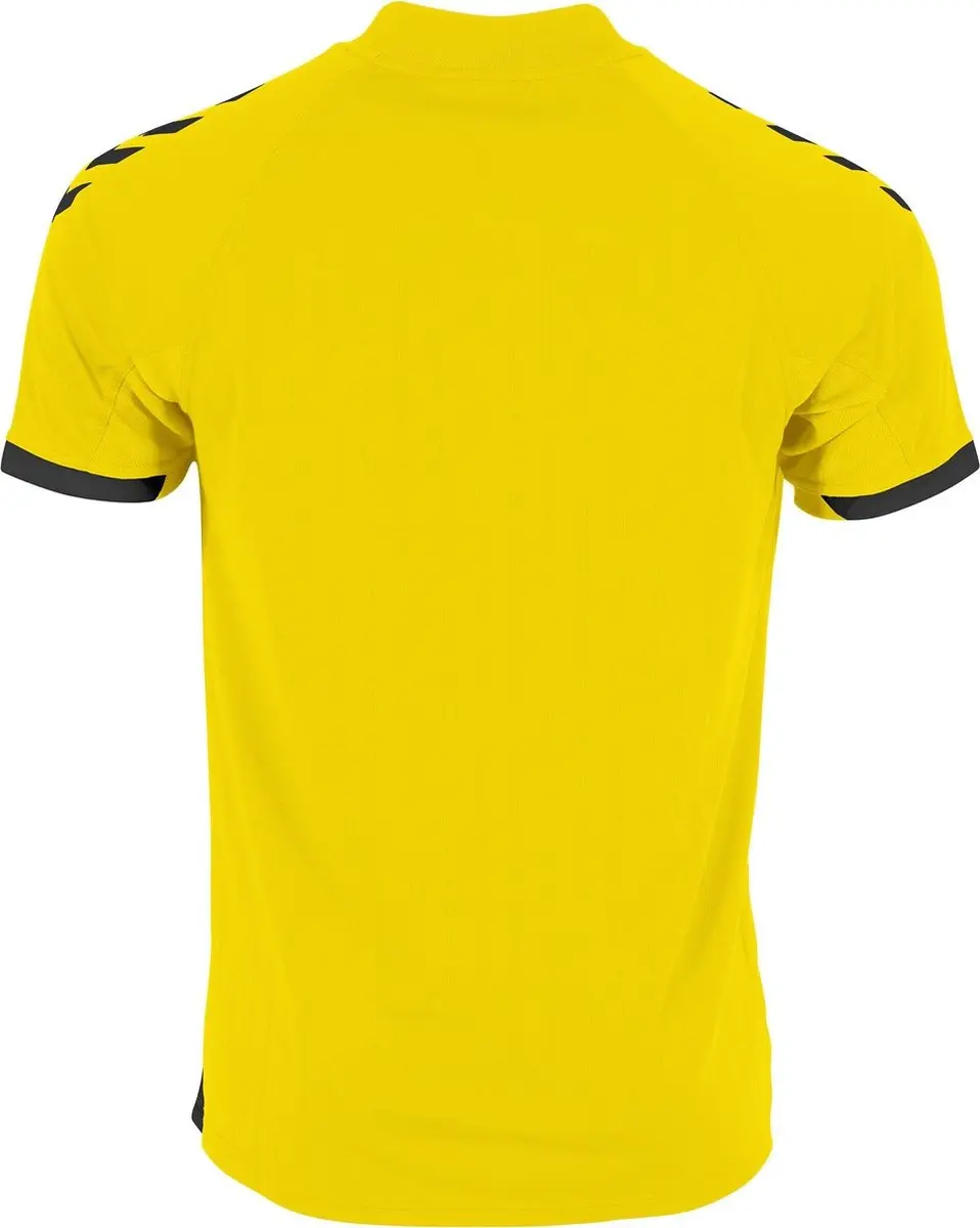 Hummel Fyn Shirt Heren - Geel/Zwart - 2XL