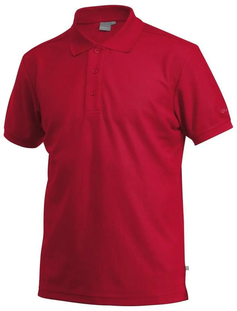 Craft Pique Classic Heren Polo - Rood S