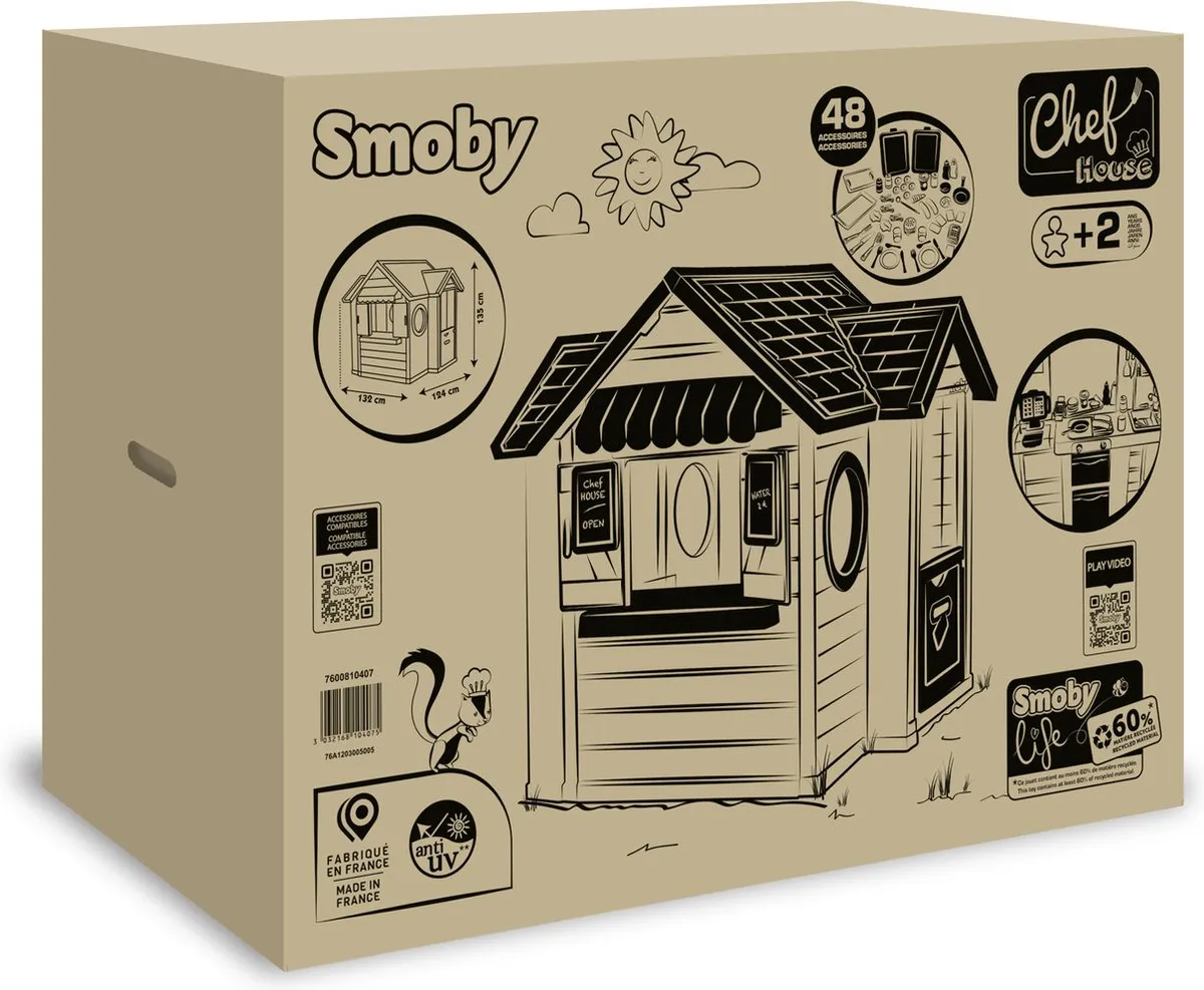 Smoby Chef House Accessoires 7600810407 - Speelhuis - afbeelding 6 van 6