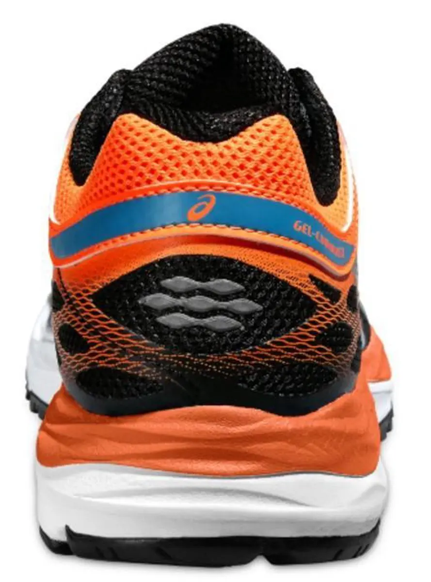 ASICS Gel Cumulus 17 GS Hardloopschoenen - Kindermaat 35 - Zwart Oranje