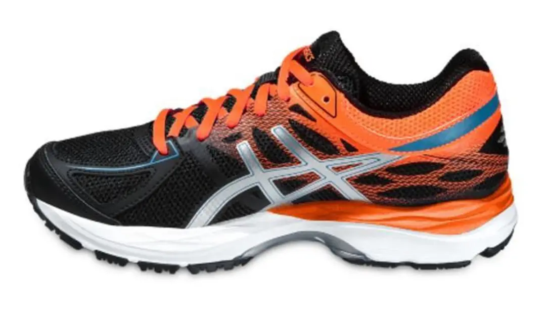 ASICS Gel Cumulus 17 GS Hardloopschoenen - Kindermaat 35 - Zwart Oranje