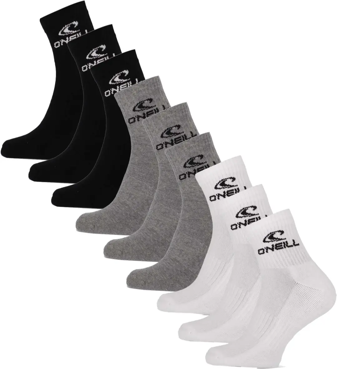 O'Neill Sportsokken Unisex Quarter 9-Pack